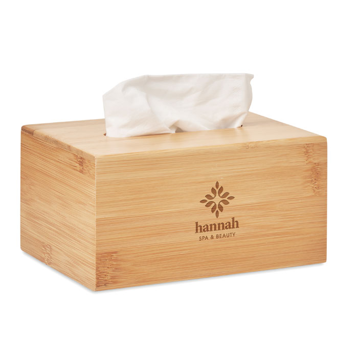Bamboo tissuebox | Eco promotional gift